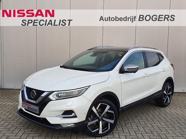 Nissan QASHQAI 1.2 Tekna Plus Navigatie, Panoramadak, Leder, 19"Lm, 360 Camera, Stoel/Voorruitverwarming