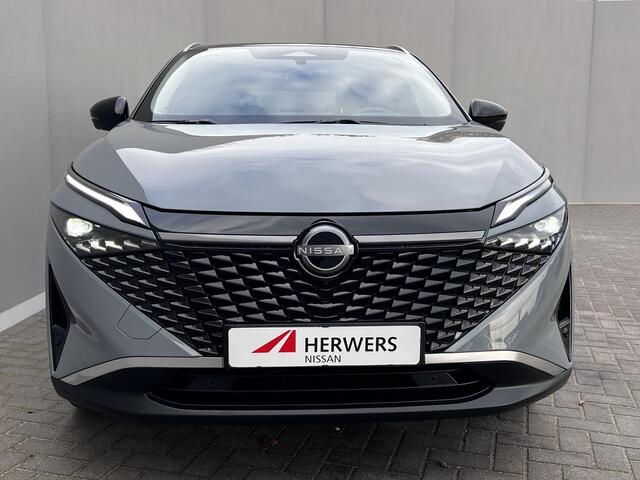 Nissan QASHQAI 1.3 MHEV Xtronic N-Connecta / Fabrieksgarantie tot 03-2028 / Panoramadak / ACC Cruise / 360° Camera / Cold Pack / Head-up display / Elek. Klep / DAB / All Season / Keyless /