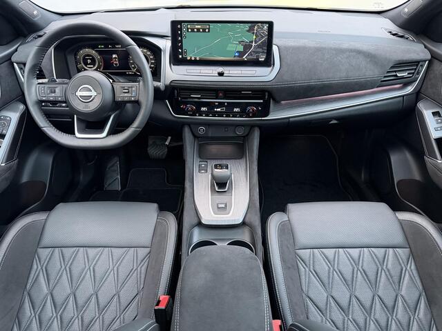 Nissan QASHQAI 1.3 MHEV Xtronic Tekna Plus / Fabrieksgarantie tot 07-2028 / Panoramadak / HUD / ACC Cruise / 360° Camera / BOSE / Alcantara & Lederen bekleding / Elektr. Stoelen + Memory / Massage Functie / Elektr. Klep / DAB /