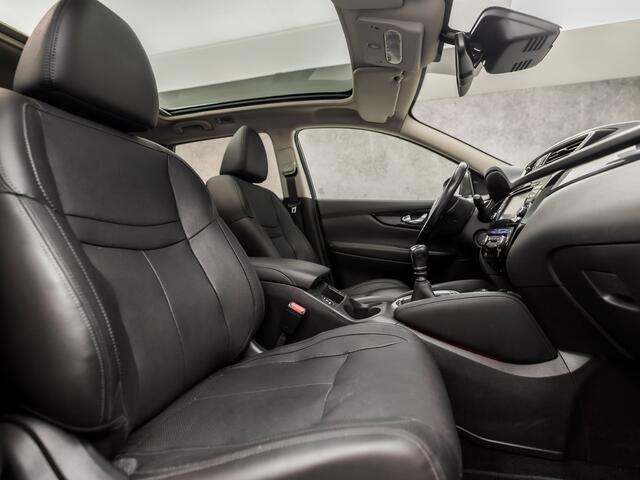 Nissan QASHQAI 1.2 N-Vision (NAVIGATIE, PANORAMADAK, 360 CAMERA, STOELVERWARMING, LEDEREN SPORTSTOELEN, NIEUWE APK, NIEUWSTAAT)