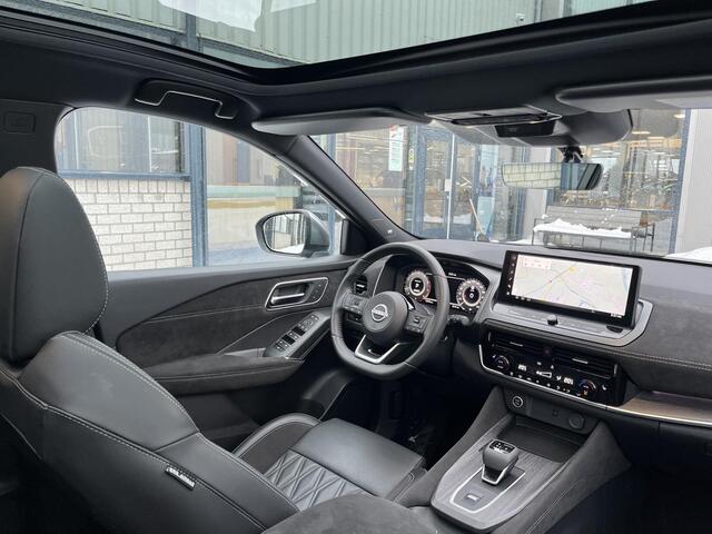 Nissan QASHQAI 1.3 MHEV Xtronic Tekna Plus | Navi/Clima/Adapt.Cruise/Head-Up/Leder/Apple Car-Play-Android Auto/Stoel+Stuur+voorruitverwarming