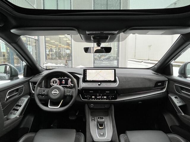Nissan QASHQAI 1.3 MHEV Xtronic Tekna Plus | Navi/Clima/Adapt.Cruise/Head-Up/Leder/Apple Car-Play-Android Auto/Stoel+Stuur+voorruitverwarming