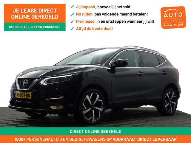 Nissan QASHQAI 1.3 DIG-T Premium Edition Aut- NAP 56dkm, Design Leder, Panoramadak, 360 Camera, Trekhaak, Stoelverwarming