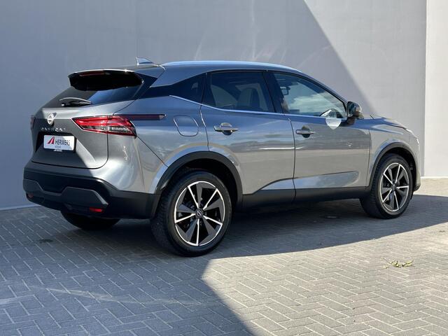 Nissan QASHQAI 1.3 MHEV Tekna Plus Automaat / Panoramadak / Elektrisch Bedienbare Stoelen met Massagefunctie & Geheugen / BOSE Premium Audio / All Season Banden / Apple Carplay & Android Auto / Elektrische Achterklep / Head-Up Display /