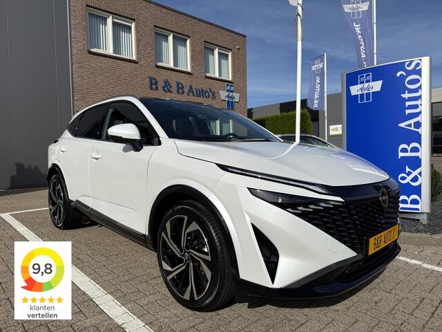 Nissan QASHQAI 1.3 MHEV 158pk Automaat Tekna Plus l PANO-DAK l ACC l 360° CAMERA l 20" VELGEN l LEDER l HUD l BLIS l 6.000km