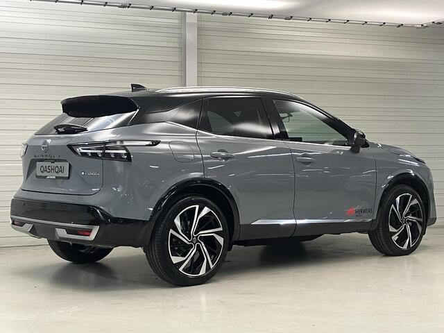 Nissan QASHQAI 1.5 e-Power Tekna Plus / ¤4500,- Nissan Voorraadvoordeel / Nieuw uit Voorraad Leverbaar / Panoramadak / Lederen Bekleding / Bose Audio / Massagestoelen / Google Maps Navigatie / Elektrische Stoelen met Geheugen / HUD / Elektrische Kofferbak /