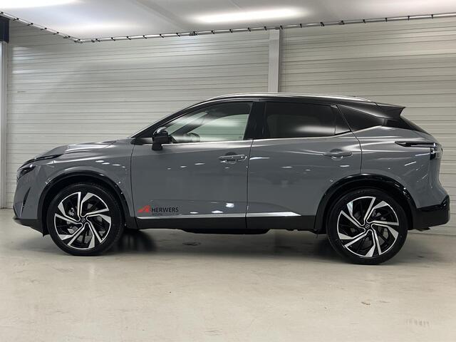 Nissan QASHQAI 1.5 e-Power Tekna Plus / ¤4500,- Nissan Voorraadvoordeel / Nieuw uit Voorraad Leverbaar / Panoramadak / Lederen Bekleding / Bose Audio / Massagestoelen / Google Maps Navigatie / Elektrische Stoelen met Geheugen / HUD / Elektrische Kofferbak /