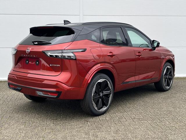 Nissan QASHQAI 1.5 e-Power N-Design / ¤4500,- Nissan Voorraadvoordeel / Nieuw uit Voorraad Leverbaar / airco (automatisch)/ Apple Carplay & Android Auto/ alcantara bekleding/ navigatiesysteem/ Cold Pack / panoramadak/