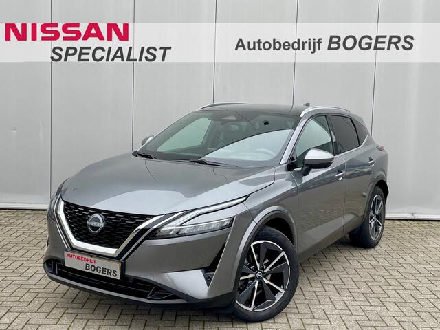 Nissan QASHQAI 1.3 MHEV Tekna Automaat Navigatie, Panoramadak, Leder, Adaptive Cruise Control, 19"Lm, LED, Electrische Achterklep