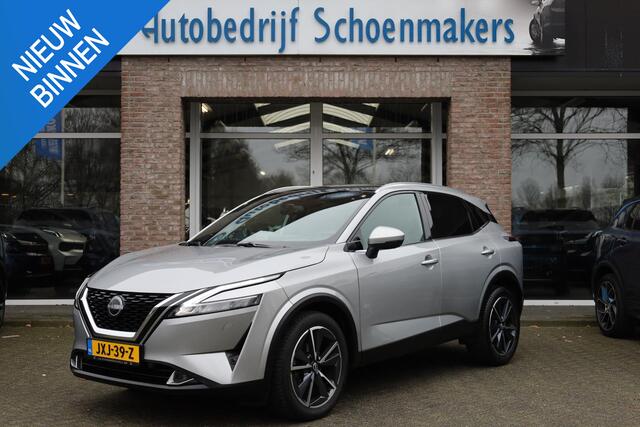 Nissan QASHQAI 1.3 MHEV Xtronic Tekna Plus PANO HUD MASSAGE MEMORY CARPLAY 360-CAM LEER STOEL/STUUR/RUITVERW. DAB ACC 2XPDC 19''LMV ENZ.ENZ.