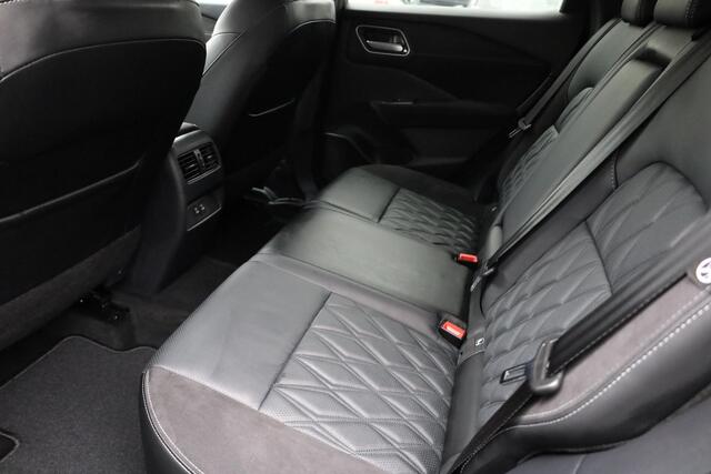 Nissan QASHQAI 1.3 MHEV Xtronic Tekna Plus HUD PANO LEER+ALCANTARA MEMORY ACC PRO-PILOT MASSAGE CARPLAY 360-CAMERA RUIT/STUUR/STOELVERWARMING DAB 20"LMV 2xKEYLESS ELEK.KLEP DODEHOEK/VERKEERSBORDDETECTIE ENZ.