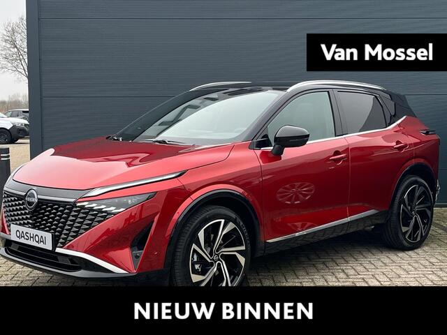 Nissan QASHQAI 1.5 e-Power Tekna Plus 205PK | Head-Up Display | BOSE Audio | Panoramadak | Stoel,- Stuur en Voorruitverwarming | 20'' Inch Velgen | Apple CarPlay & Android Auto | Nieuw uit voorraad leverbaar!
