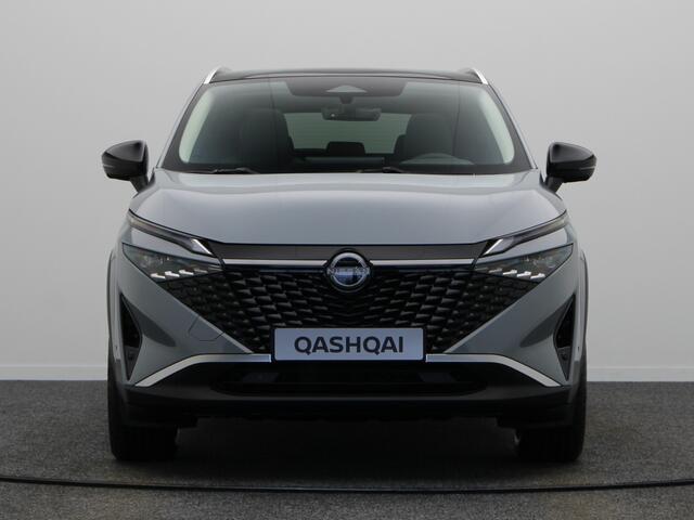 Nissan QASHQAI N-Connecta + Panoramisch glazen dak + Cold Pack e-Power | 12.3" TFT digitale cockpit | Audiosysteem met DAB, Apple Carplay & Android Auto, USB-aansluiting, stuurwielbediening en 6 luidsprekers | Blind Spot Warning & Intervention (BSW + BSI)
