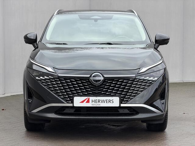 Nissan QASHQAI 1.3 MHEV Xtronic N-Connecta Automaat / Fabrieksgarantie t/m 03-2028 100.000 km / Panorama dak / 1.800 kg Trekgewicht / Elektrische klep / HUD / Camera 360° / Cold pack / Stuur-, stoel- en voorruitverwarming / Navigatie / Apple Carplay Android /