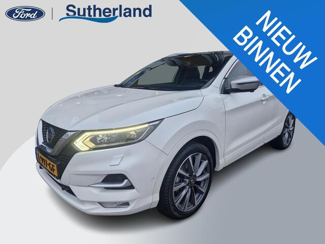 Nissan QASHQAI 1.3 DIG-T Tekna + Full options! | Panoramadak | Trekhaak | All Weather banden | Dode hoek detectie | Camera achter en rondom