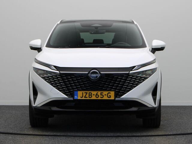Nissan QASHQAI 1.3 MHEV Xtronic Tekna Plus | Panorma dak | Lederen bekleding | BOSE audio | Rondomzicht camera | Sfeerverlichting | Pilot Assist | 1800KG trekgewicht! |
