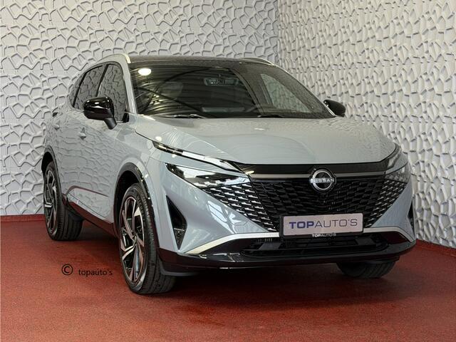 Nissan QASHQAI 1.3 MHEV 160PK 1800KG TREKGEWICHT TEKNA PLUS BOSE 20''LMV LEER ALCANTARA PANO MASSAGE BOSE STOEL/STUUR/RUIT VERW MATRIX.LED ELEK.KLEP HEADUP 20''LMV GOOGLE NAVI 2026 ?Top Auto's Wijchen , 30 Jaar Specialist in Nissan : Alle Type's : Tekna / Plus / N-Desi