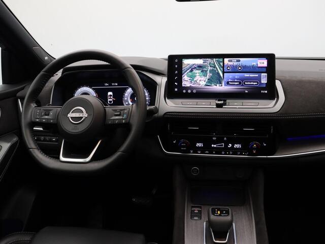 Nissan QASHQAI 1.3 MHEV Xtronic Tekna Plus | Panorma dak | Lederen bekleding | BOSE audio | Rondomzicht camera | Sfeerverlichting | Pilot Assist | 1800KG trekgewicht! |