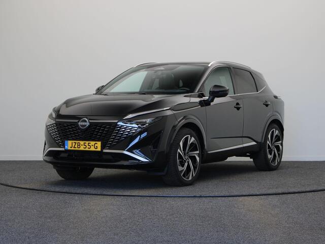 Nissan QASHQAI 1.3 MHEV Xtronic Tekna Plus | Panorma dak | Lederen bekleding | BOSE audio | Rondomzicht camera | Sfeerverlichting | Pilot Assist | 1800KG trekgewicht! |