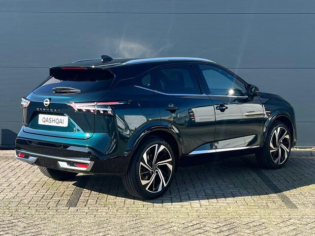 Nissan QASHQAI 1.5 e-Power Tekna Plus 205PK | Rijklaarprijs! | Head-Up Display | BOSE Audio | Panoramadak | Stoel,- Stuur en Voorruitverwarming | 20'' Inch Velgen | Apple CarPlay & Android Auto | Nieuw uit voorraad leverbaar!