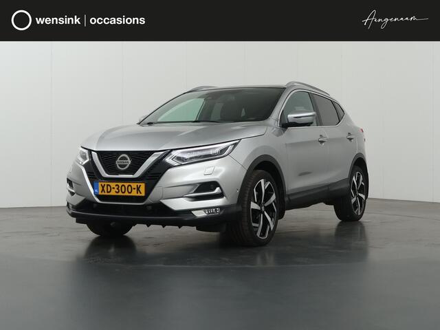 Nissan QASHQAI 1.2 Tekna + | Trekhaak | Ele. verstelbare stoelen + geheugen | 360 Camera | Stoelverwarming | Bose Audio | LED | Navigatie |