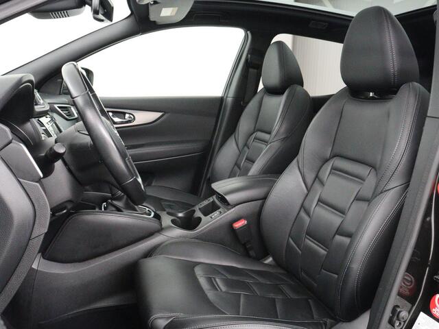 Nissan QASHQAI 1.3 DIG-T Tekna+ | Automaat | Panoramadak | Leder | Trekhaak | Stoelverwarming | 360 Camera | Adaptive cruise | Bose Sound | Navigatie | Carplay | Full LED |