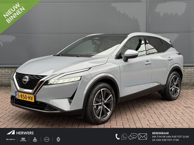 Nissan QASHQAI 1.3 MHEV Xtronic Tekna / Dealer Onderhouden / Trekhaak / 1800KG Trekgewicht / Panorama / 360º Camera / Apple Carplay / Head-Up Display /