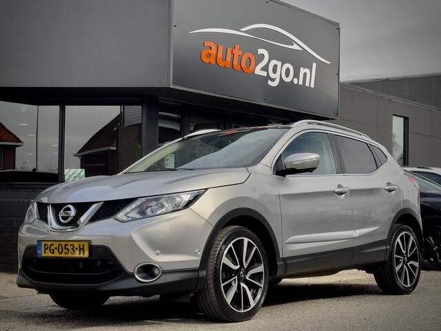 Nissan QASHQAI 1.2 AUT TEKNA PANODAK LEDER NAVI CAMERA AIRCO LED 19 INCH-LMV PDC
