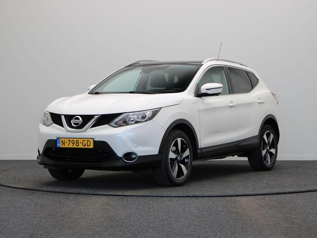 Nissan QASHQAI 1.6 Tekna | Climate control | Panoramadak | Rondomzicht camera | Trekhaak | Stoelverwarming | Half leder | Lichtmetalen velgen |