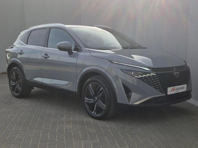 Nissan QASHQAI 1.3 MHEV Xtronic Tekna Automaat / Nieuw Model / Facelift / Fabrieksgarantie tot 04-2028 / HUD / Trekgewicht 1800 kg / Cold Pack / Rondomzicht camera / Elektrische achterklep / Apple Carplay Android Auto / Stuur-, Stoel en Voorruit verwarming /