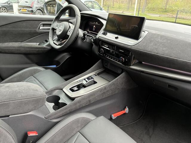 Nissan QASHQAI 1.5 e-Power N-Design DEMO Auto | Verwarmbare voorstoelen - stuurwiel & voorruit | Panoramisch glazen dak | Lederen bekleding | Parkeersensoren voor- en achter | Adaptieve Cruise Control | Fabrieksgarantie