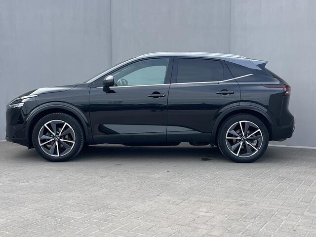 Nissan QASHQAI 1.3 MHEV Tekna / Panoramadak / Trekhaak (1400kg) / Navigatie / Elektrische achterklep / Head up Display / Cruise control adaptief