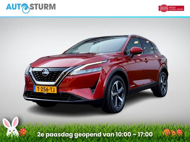 Nissan QASHQAI 1.5 e-Power N-Connecta Design Pack | Trekhaak | Panoramadak | Navigatie | 360° Camera | Apple Carplay/Android Auto | Dodehoek | Adapt. Cruise Control | Rijklaarprijs!