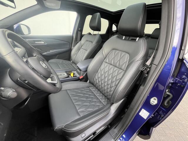 Nissan QASHQAI 1.3 MHEV Xtronic Tekna Plus / Head-Up display / Panoramadak / Trekgewicht 1800 kg / Elektrische achterklep / Stoel met massage functie / Rondomzicht camera / Stuur-, Stoel en Voorruit verwarming / Bose Audio Systeem /