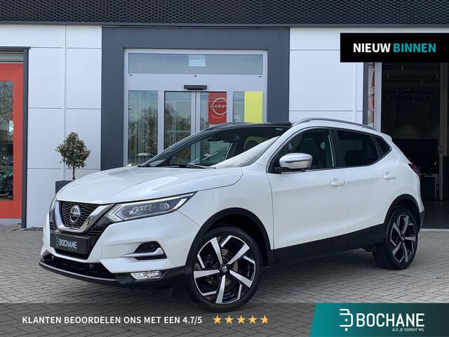 Nissan QASHQAI 1.2 Tekna + | 360° Camera | Trekhaak | Panoramadak | Leder |