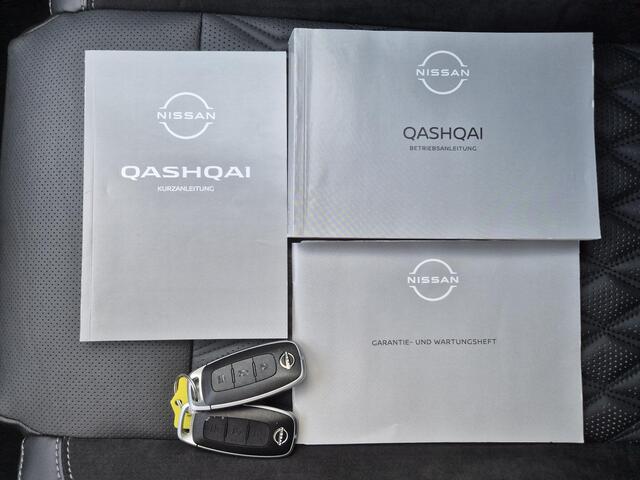 Nissan QASHQAI 1.3 MHEV Xtronic Tekna Plus / Facelift Model / Fabrieksgarantie tot 01-2028 / Dealer onderhouden / All season banden / Panoramadak / Trekgewicht 1800 kg / Head Up Display / Elektrische achterklep / Voorstoel met massage functie / Bose Audio Systeem / Stuu