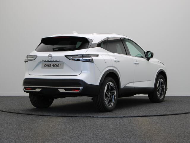 Nissan QASHQAI N-Connecta + Panoramisch glazen dak + Cold Pack Mild-Hybrid 158 Xtronic | 12.3" TFT digitale cockpit | Audiosysteem met DAB, Apple Carplay & Android Auto, USB-aansluiting, stuurwielbediening en 6 luidsprekers | Blind Spot Warning & Intervention (BSW + BSI