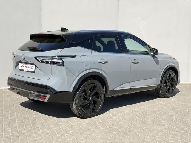 Nissan QASHQAI 1.3 MHEV Xtronic Tekna Plus / Fabrieksgarantie tot 11-2027 / Panoramadak / Luxe Lederen Bekleding / HUD / Elektr. Stoelen / Stoel Massage / Stoelverwarming & Stuurwiel Verwarming / 360 Camera / Dodehoek Detectie /