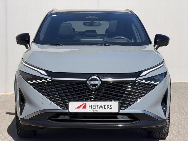 Nissan QASHQAI 1.3 MHEV Xtronic Tekna Plus / Fabrieksgarantie tot 11-2027 / Panoramadak / Luxe Lederen Bekleding / HUD / Elektr. Stoelen / Stoel Massage / Stoelverwarming & Stuurwiel Verwarming / 360 Camera / Dodehoek Detectie /