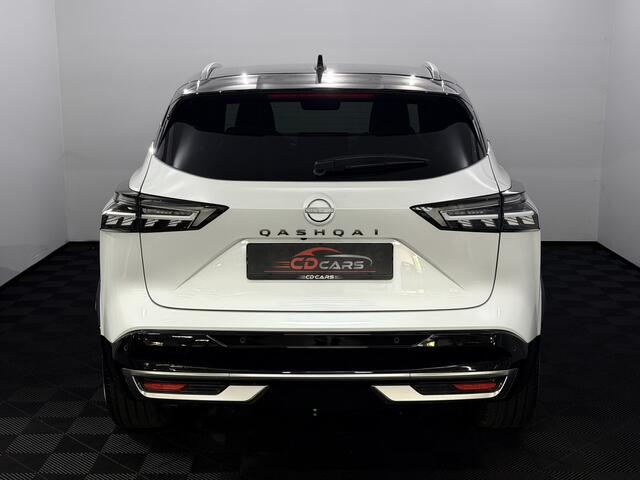 Nissan QASHQAI 1.3 MHEV Xtronic Tekna Plus Panoramadak, 360 Camera, 20 inch velgen, Bose geluidsysteem, Memory stoelen, Head-up display, Navi, Keyless start, Elektrische achterklep, 3 jaar garantie