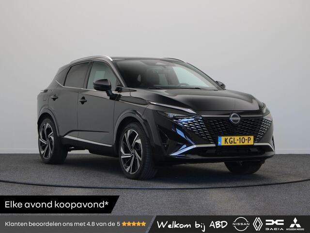 Nissan QASHQAI 1.3 MHEV Xtronic Tekna Plus | BOSE audio | Stoel, stuur en voorruitverwarming | Lederen bekleding | Elektrisch vertelbare voorstoelen | 360° camera | 20" LMV |