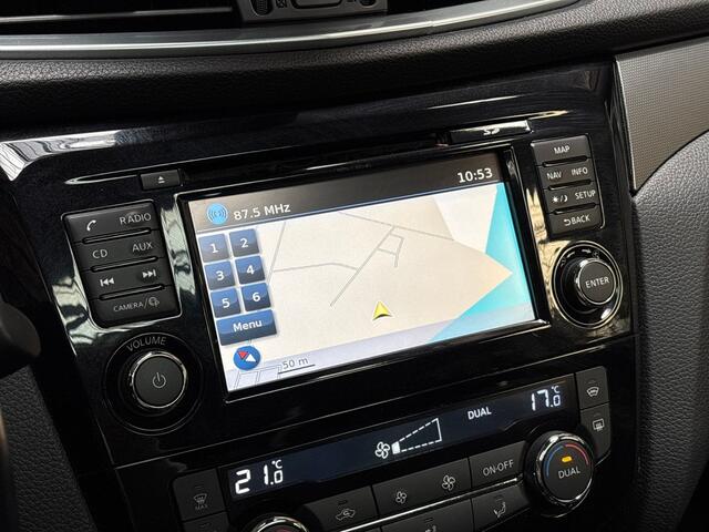Nissan QASHQAI 1.2 Sport (PANORAMADAK, NAVIGATIE, LEDER, STOELVERWARMING, 360 CAMERA, ELEK SPORTSTOELEN, GETINT GLAS, CRUISE, NIEUWSTAAT)