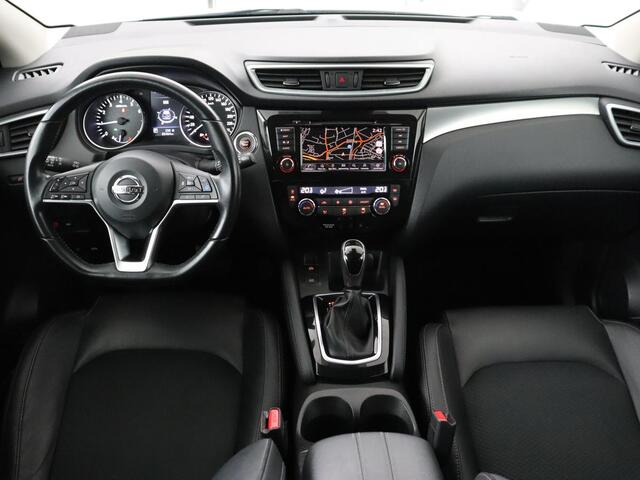 Nissan QASHQAI 1.3 DIG-T Business Edition | Panoramadak | Stoelverwarming | Trekhaak | Adaptive cruise | Leder | 360 Camera | Carplay | Keyless | Navigatie | Full LED | Side Assist | Elektrische stoelen