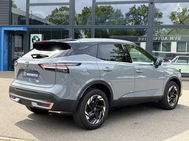 Nissan QASHQAI 1.3 MHEV Xtronic N-Connecta FABRIEKSGARANTIE| STOEL + STUURVERWARMING| VOORRUITVERWARMING| ELEKTRISCHE ACHTERKLEP| HEAD-UP DISPLAY| PANORAMADAK| ADAPTIVE CRUISE CONTROL| DODE HOEK SENSOR| 360 CAMERA|