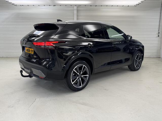 Nissan QASHQAI 1.3 MHEV Xtronic Tekna / Nederlandse Auto / Trekhaak 1800 KG / All Seasonbanden / Panoramadak / Navigatie / 360 Graden Camera / Elektrische Kofferbak / Half Lederenbekleding / Adaptive Cruise Control / Climate Control /