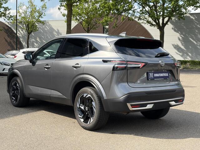 Nissan QASHQAI 1.3 MHEV Xtronic N-Connecta FABRIEKSGARANTIE| STOEL + STUURVERWARMING| VOORRUITVERWARMING| ELEKTRISCHE ACHTERKLEP| HEAD-UP DISPLAY| PANORAMADAK| ADAPTIVE CRUISE CONTROL| DODE HOEK SENSOR| 360 CAMERA|