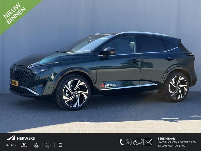 Nissan QASHQAI 1.5 e-Power Tekna Plus / Google Maps / Stuur- Stoel- en voorruitverwarming / Elektrische achterklep / Panoramadak / 360 Graden camera