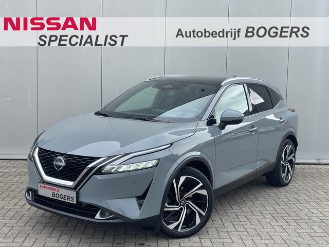 Nissan QASHQAI 1.3 MHEV Tekna Plus Automaat Navigatie, Panoramadak, 20"Lm, Leder, LED, 360 Camera, Pro-Pilot, Climate Control, Head Up Display