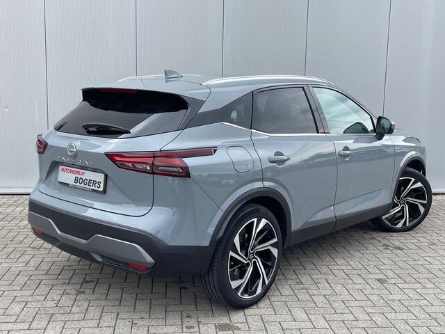 Nissan QASHQAI 1.3 MHEV Tekna Plus Automaat Navigatie, Panoramadak, 20"Lm, Leder, LED, 360 Camera, Pro-Pilot, Climate Control, Head Up Display