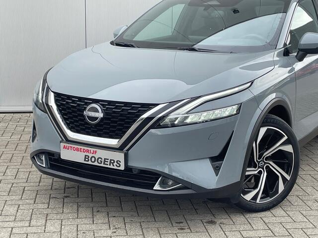 Nissan QASHQAI 1.3 MHEV Tekna Plus Automaat Navigatie, Panoramadak, 20"Lm, Leder, LED, 360 Camera, Pro-Pilot, Climate Control, Head Up Display